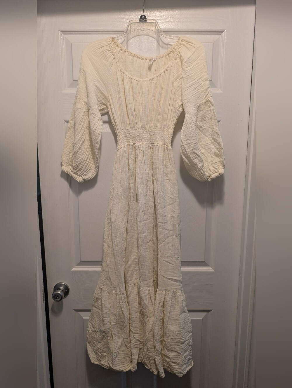 Emme Mama Eliza Dress In Cream